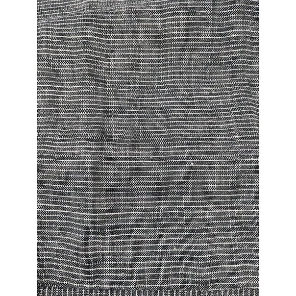 Garnet Hill Womens Dress Black Cream Size 10 A-Line 100% Linen NWT - Picture 8 of 8